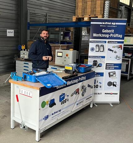 Geberit tool test day on site