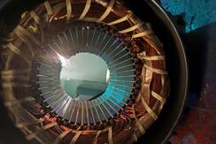 Hochspannungsprüfung eines Stators